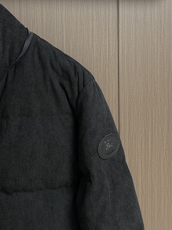 버버리 코듀로이 다운 패딩 001-278156
