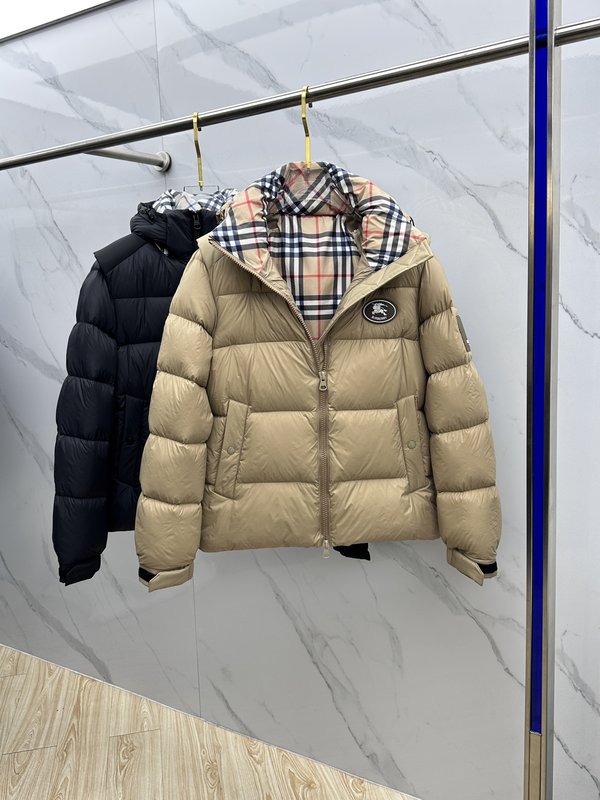 버버리 후드 다운 재킷 001-278158