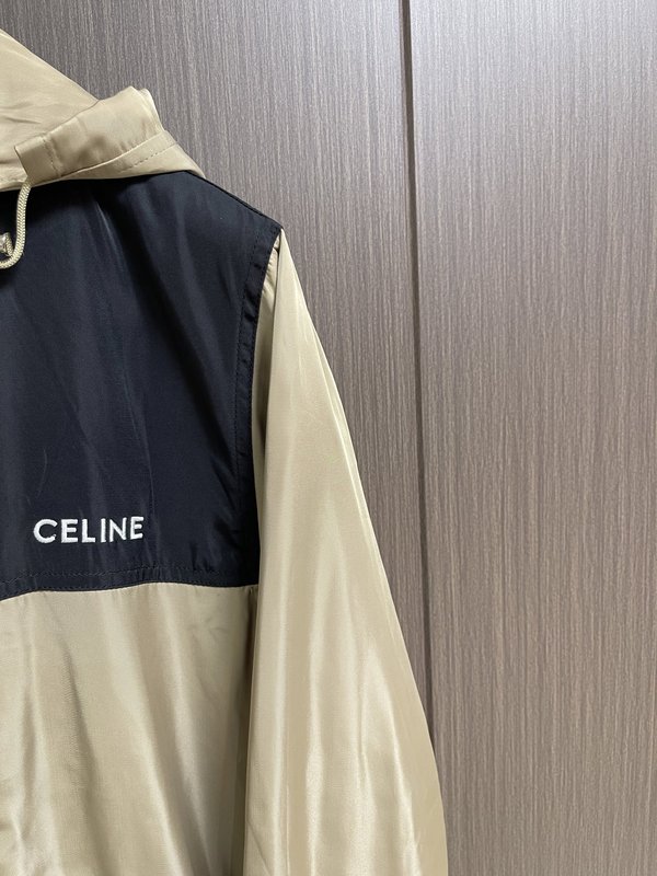 Celine 컬러블록 후드 집업 재킷 001-278193