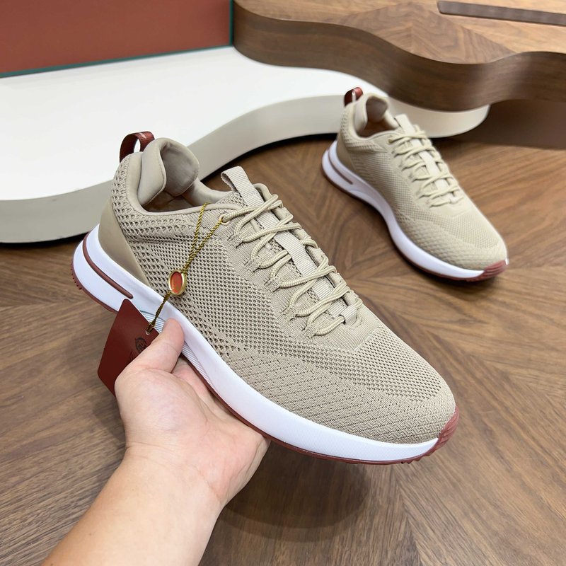 Loro Piana 가죽 캐주얼 운동화 남성 001-278384