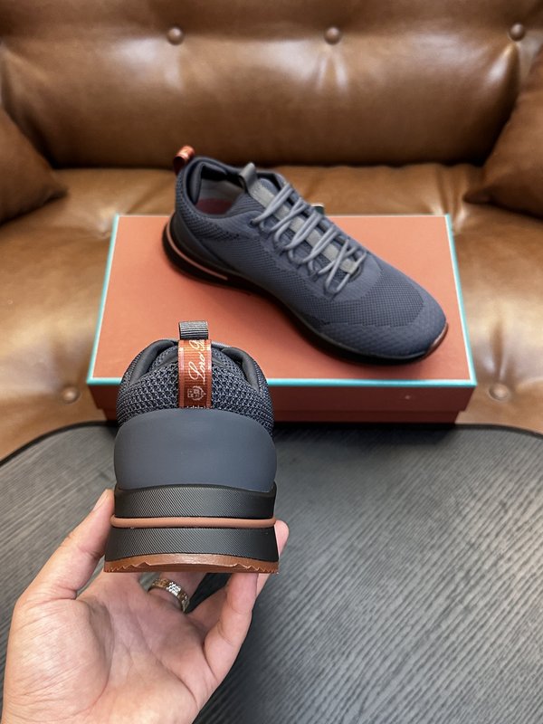 Loro Piana 검정색 니트 운동화 001-278399