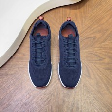 Loro Piana 메쉬 가죽 캐주얼 운동화 남성 001-278412
