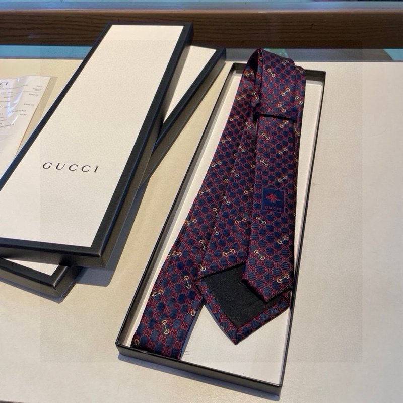GUCCI 구찌 마구걸이 실크 넥타이 001-278430