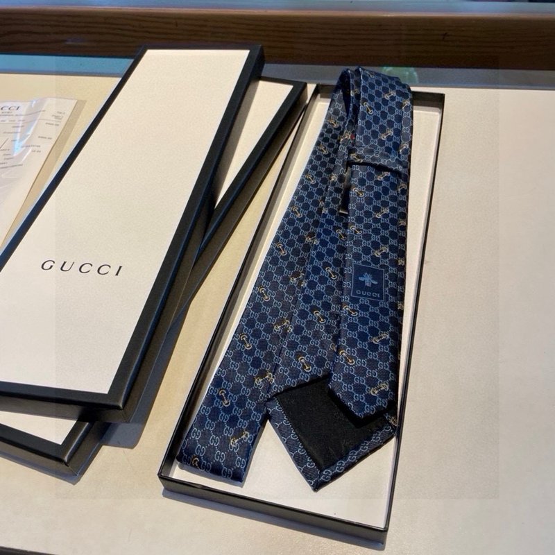 GUCCI 구찌 마구걸이 실크 넥타이 001-278430