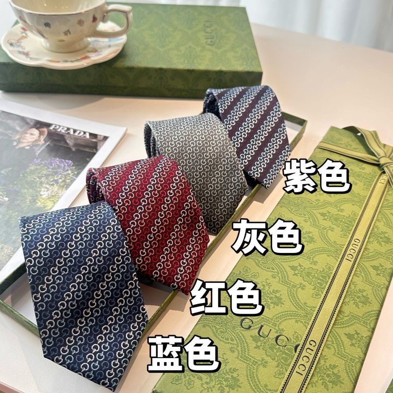 GUCCI 마구걸이 실크 자카드 넥타이 001-278447