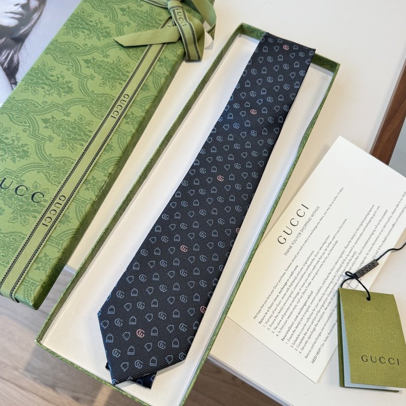 GUCCI GG 로고 프린트 넥타이 001-278462
