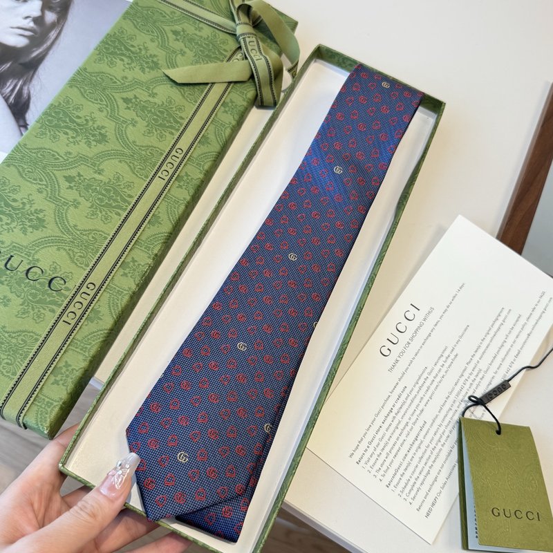 GUCCI GG 로고 프린트 넥타이 001-278462