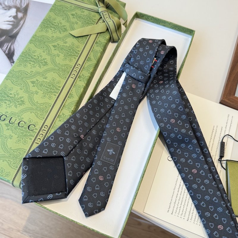 GUCCI GG 로고 프린트 넥타이 001-278462