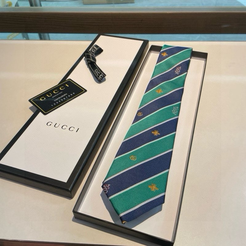 GUCCI 남성 넥타이 벌 자수 실크 001-278463