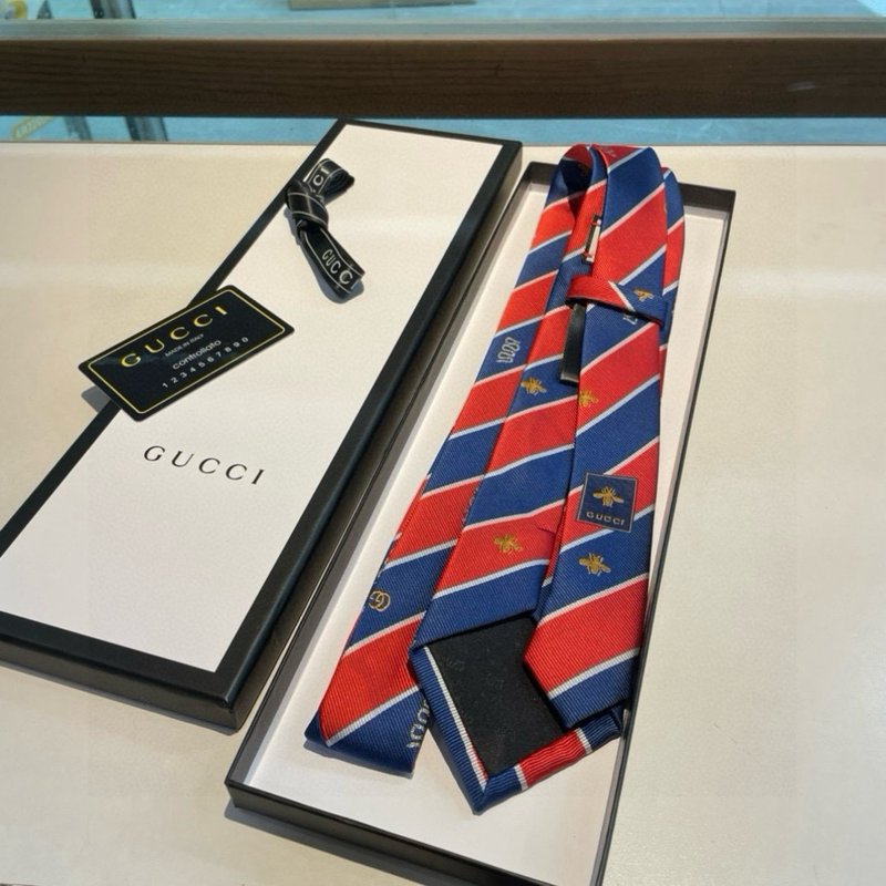 GUCCI 남성 넥타이 벌 자수 실크 001-278463