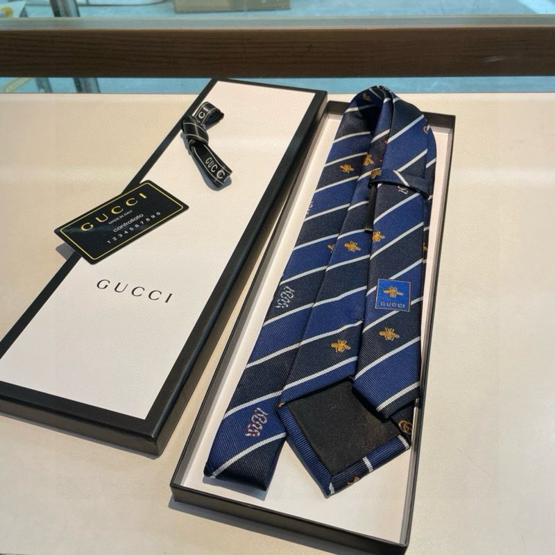 GUCCI 남성 넥타이 벌 자수 실크 001-278463