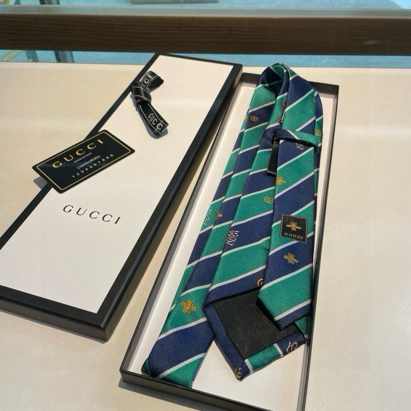 GUCCI 남성 넥타이 벌 자수 실크 001-278463