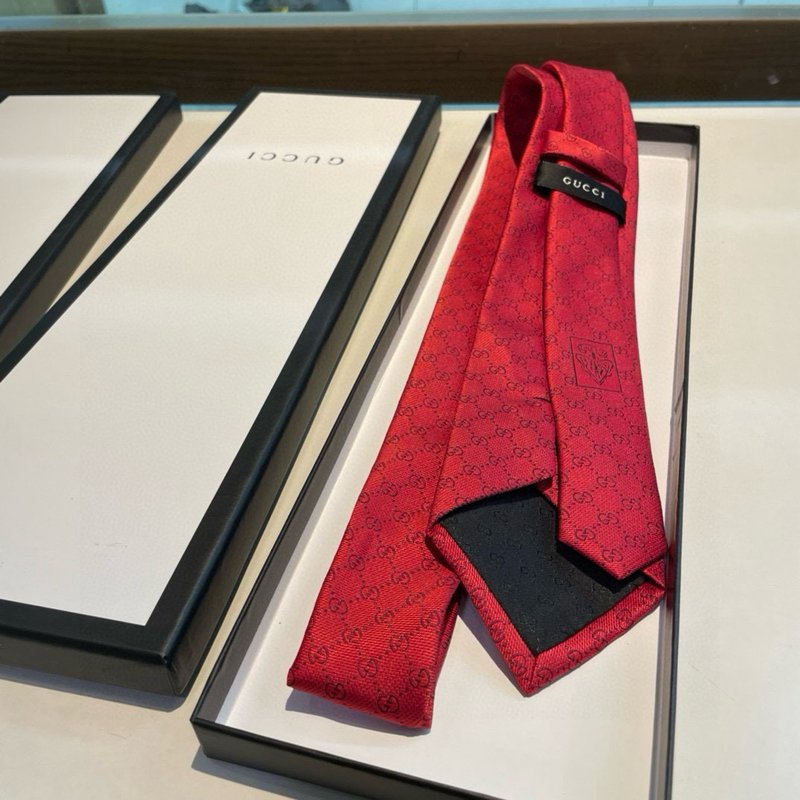 Gucci GG 로고 프린트 실크 넥타이 001-278466