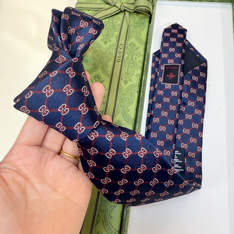 GUCCI 더블 G 자카드 넥타이 001-278472