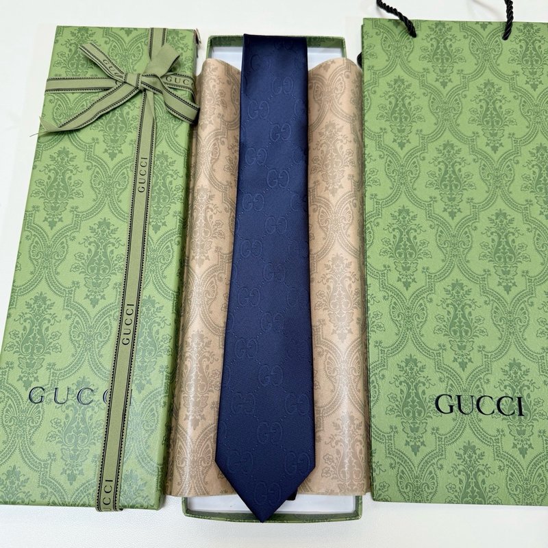 GUCCI 로고 라벨 넥타이 001-278488