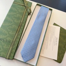GUCCI GG 로고 프린트 실크 넥타이 001-278491