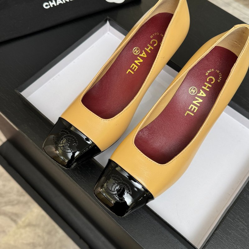 샤넬 투톤 하이힐 펌프스 001-278513