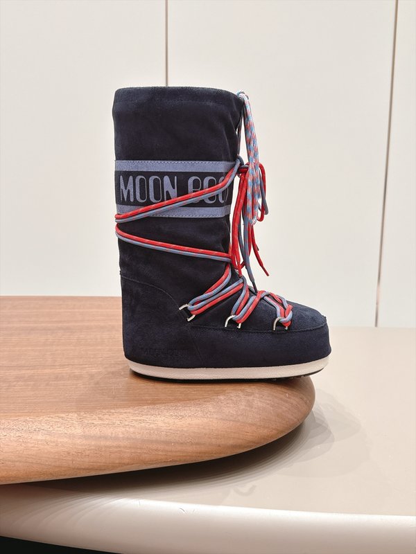 Moon Boot 커플 패밀리 스웨이드 스노우부츠 001-278557