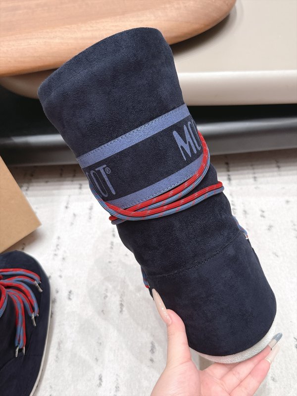 Moon Boot 커플 패밀리 스웨이드 스노우부츠 001-278557