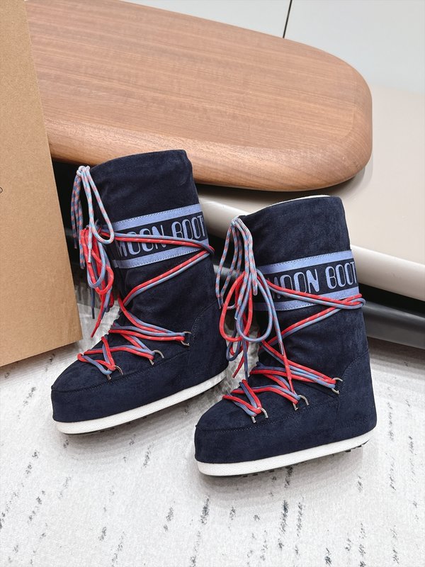 Moon Boot 커플 패밀리 스웨이드 스노우부츠 001-278557