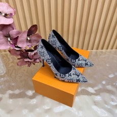 LV 그물망 플랫폼 하이힐 샌들 001-278610