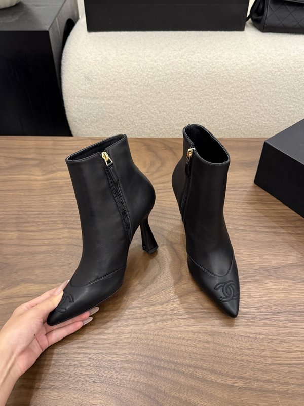 샤넬 여성 하이힐 블랙 9cm 001-278625