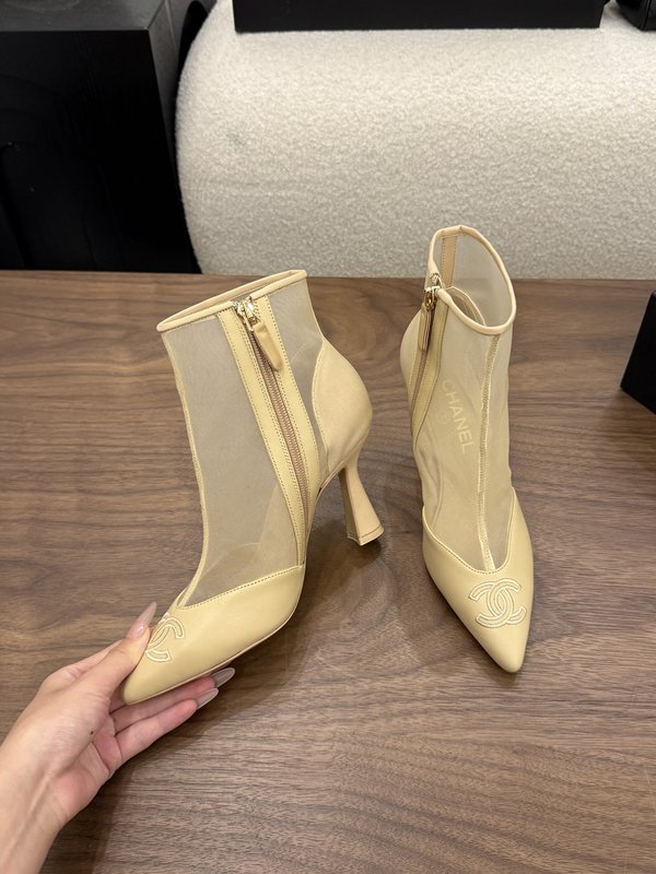 소가죽 메쉬 하이힐 9cm 001-278630
