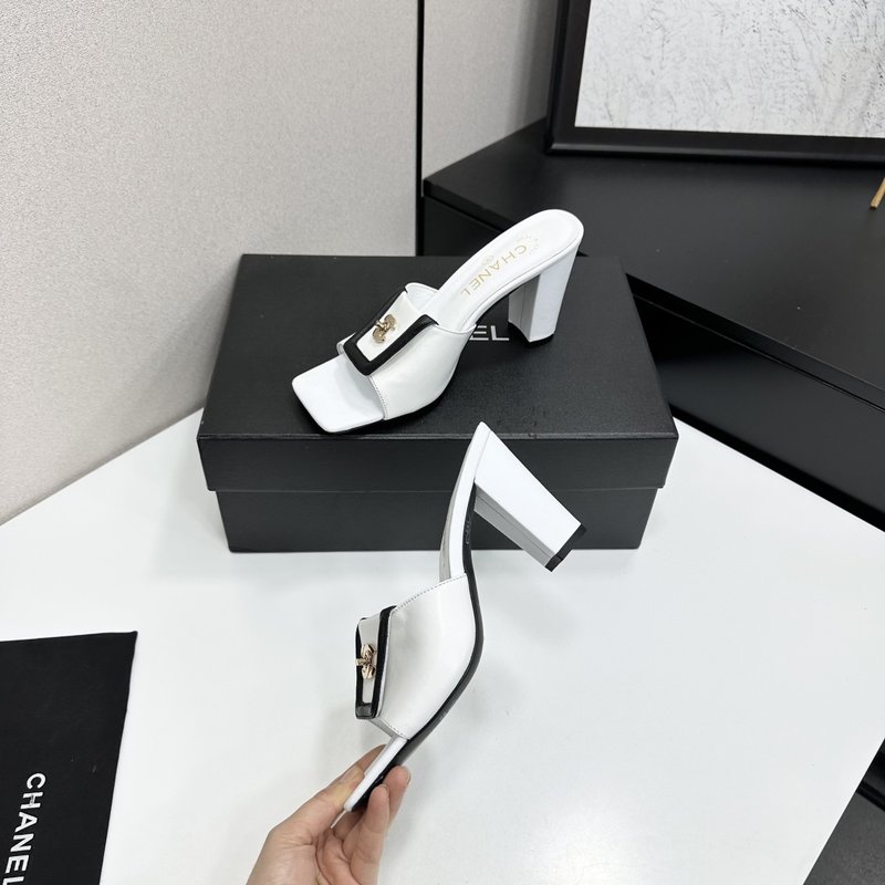 샤넬 스퀘어토 굽 샌들 001-278657