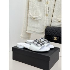샤넬 클래식 플립 물방울 더블 C 슬리퍼 001-278663