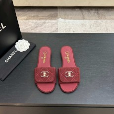 샤넬 더블 C 로고 일자 슬리퍼 001-278670
