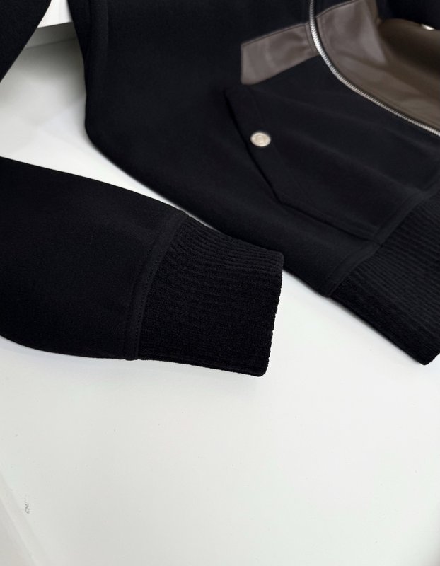 에르메스 울 혼방 야구 칼라 자켓 001-278698
