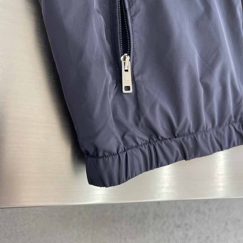 Re-Nylon 스탠드칼라 양면 자켓 001-278708