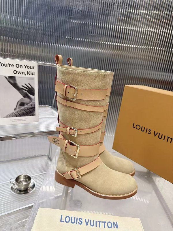 LV 레트로 레이스업 하이탑 부츠 001-278732