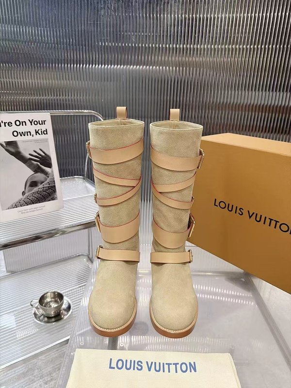 LV 레트로 레이스업 하이탑 부츠 001-278732