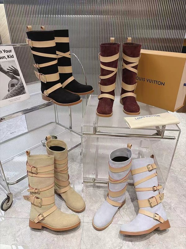 LV 레트로 레이스업 하이탑 부츠 001-278733