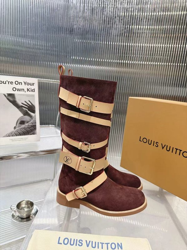 LV 레트로 레이스업 하이탑 부츠 001-278733