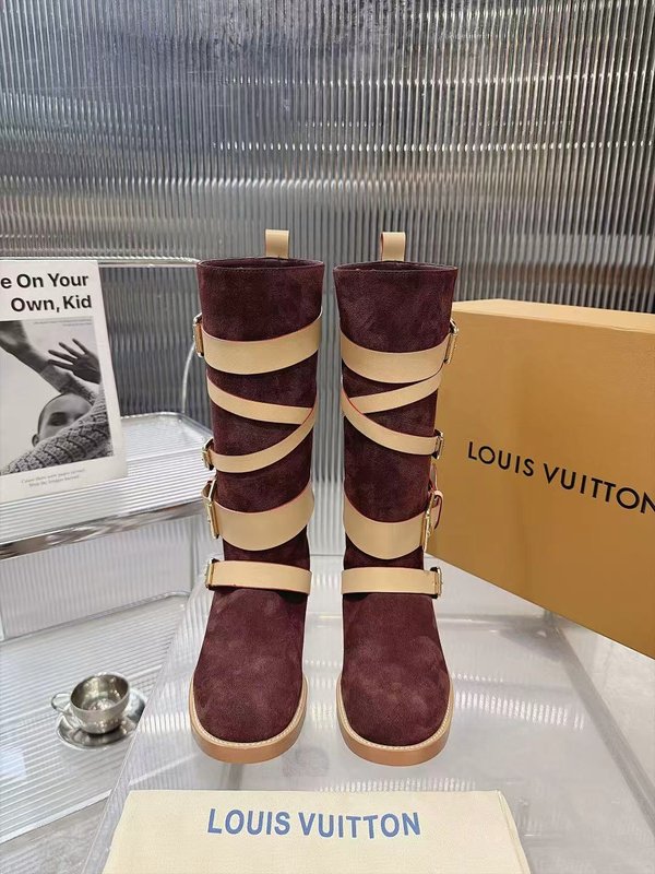 LV 레트로 레이스업 하이탑 부츠 001-278733