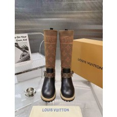 LV 니트 패치 하이탑 라이더 부츠 001-278736
