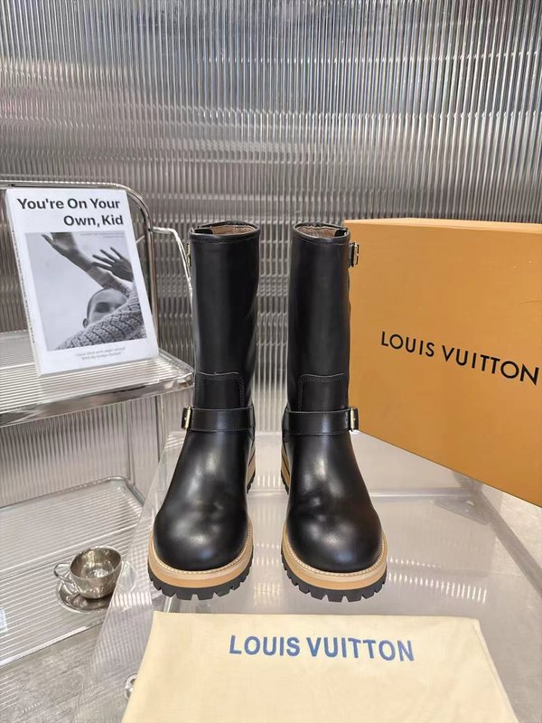 LV Timberland 콜라보 8인치 워크부츠 블랙 001-278740