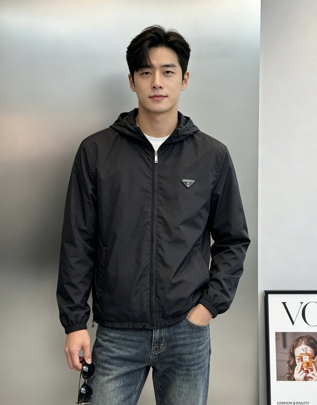 프라다 양면 착용 후드 재킷 001-278757