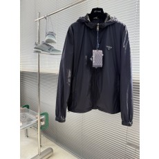 프라다 Re-Nylon 솔리드 양면 루즈핏 재킷 001-278762