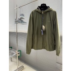 프라다 Re-Nylon 단색 양면 루즈핏 재킷 001-278765