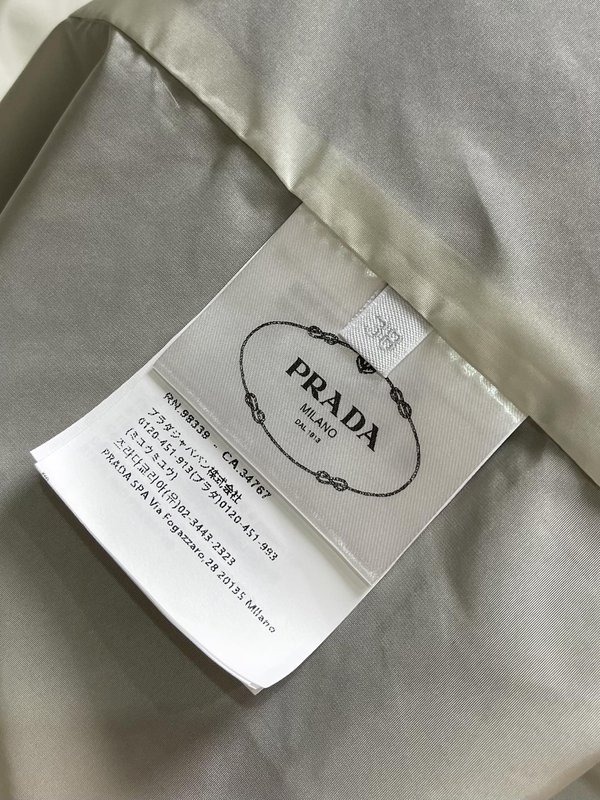Prada 흑백 패치워크 윈드브레이커 001-278766