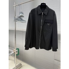 프라다 리나일론 로고 패치 지퍼 재킷 001-278774