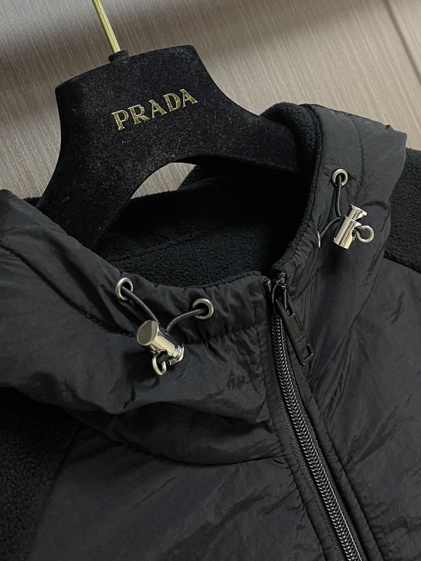 프라다 패치 플리스 나일론 재킷 001-278787