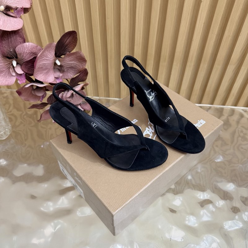크리스찬 루부탱 레드솔 하이힐 샌들 001-278820