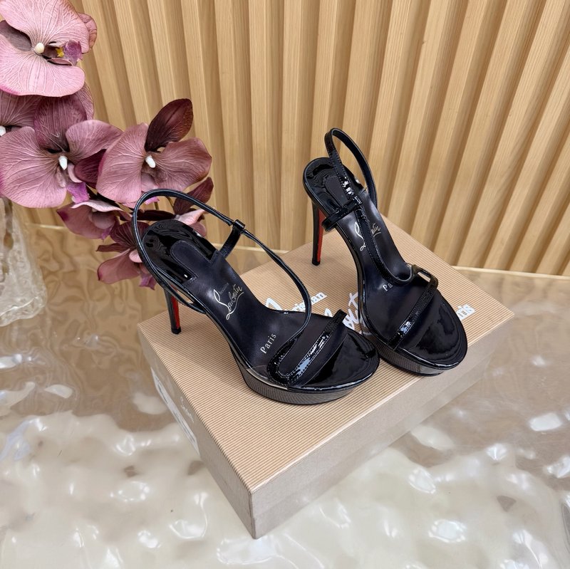 Christian Louboutin 레드솔 하이힐 샌들 001-278835