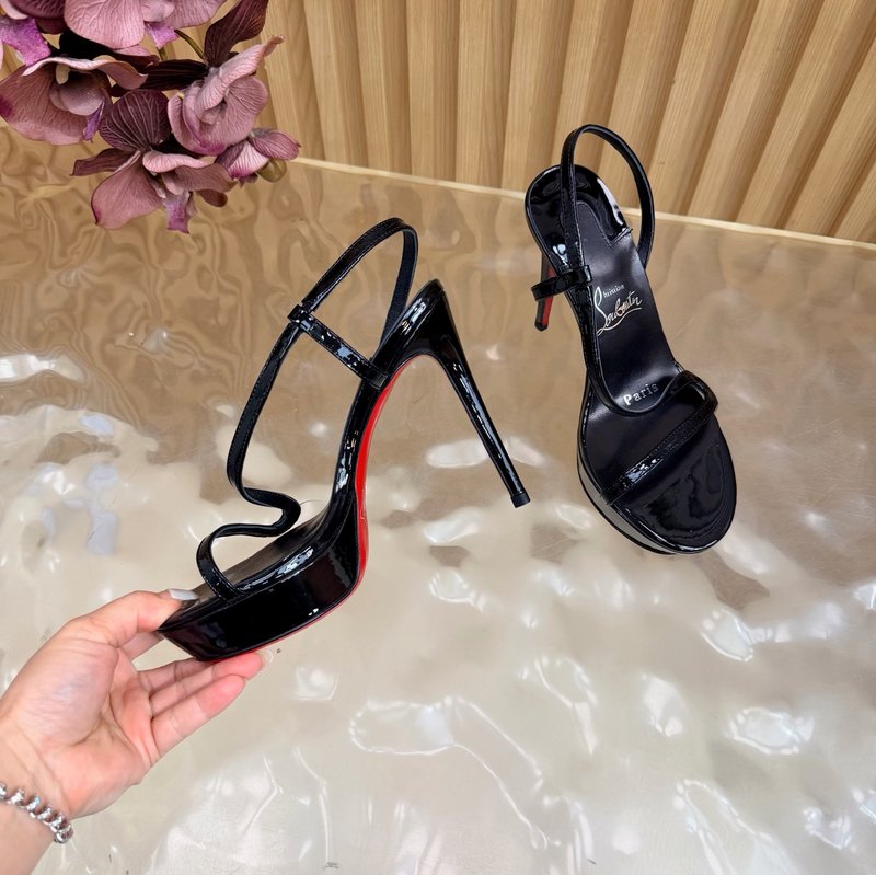 Christian Louboutin 레드솔 하이힐 샌들 001-278835