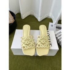 로에베 하이힐 가죽 슬리퍼 001-278849