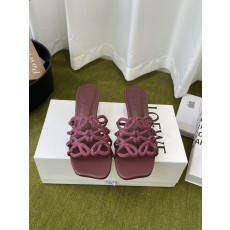 LOEWE 하이힐 크리스탈 슬리퍼 001-278864